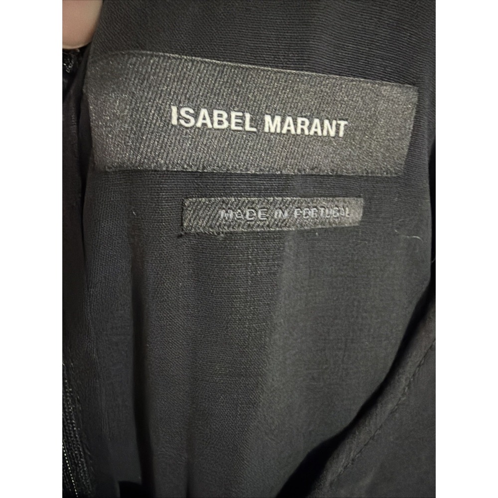ISABEL MARANT Surya blouse in black EUC MSRP $805 EU 40 or L - Picture 7 of 9